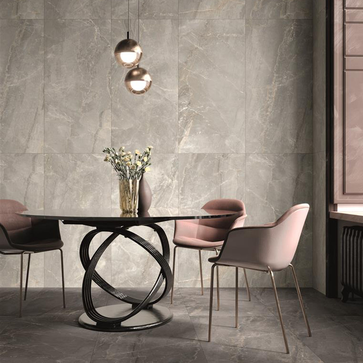 Dado Charme Black Vloertegel 60x120cm